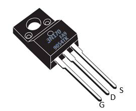 N溝道增強型3A/1700V高壓MOSFET